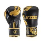 Bokshandschoen van Knockoutgear Zwart-Goud