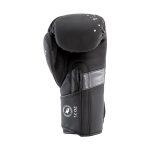 Achterkant bokshandschoen van Knockoutgear Zwart-Wit-Grijs